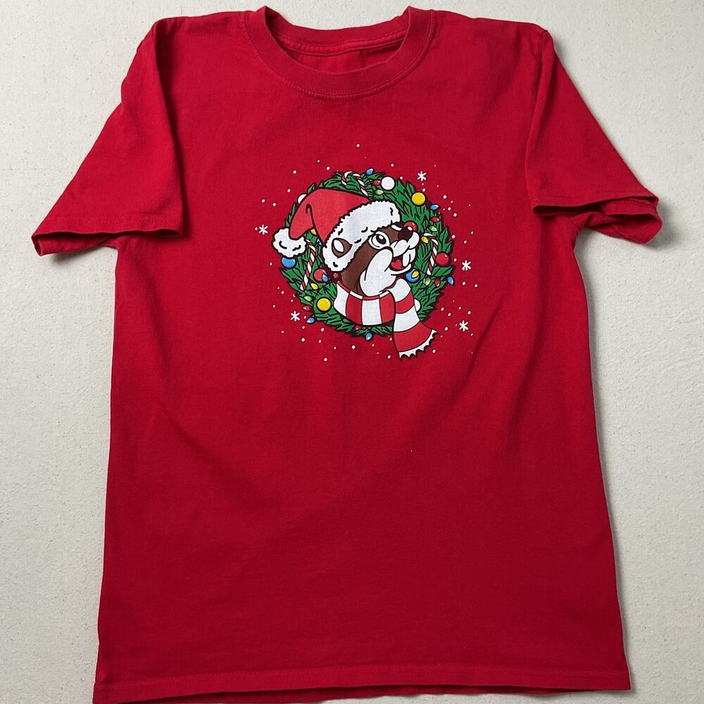 Bucees Vintage Never Calm Always Bright Christmas T Shirt Youth Large